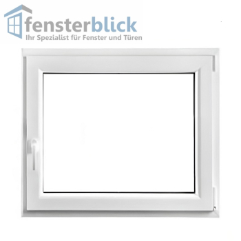 1 flg. Fenster Dreh-Kipp-Rechts Weiß 2-fach Verglasung 600x600mm DRUTEX Iglo 5 Classic